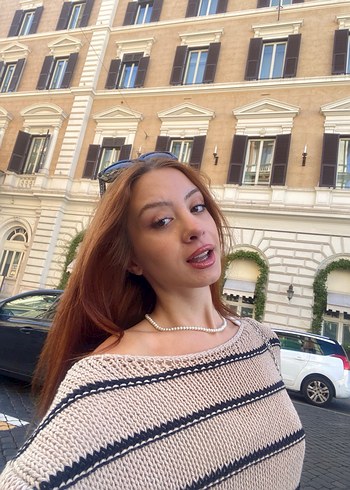 Kahverengi Dik Yaka Örgü Kadın Kazak - Görsel 5