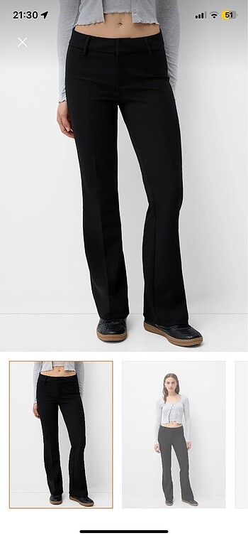 Bershka özel dikim palazzo pantolon