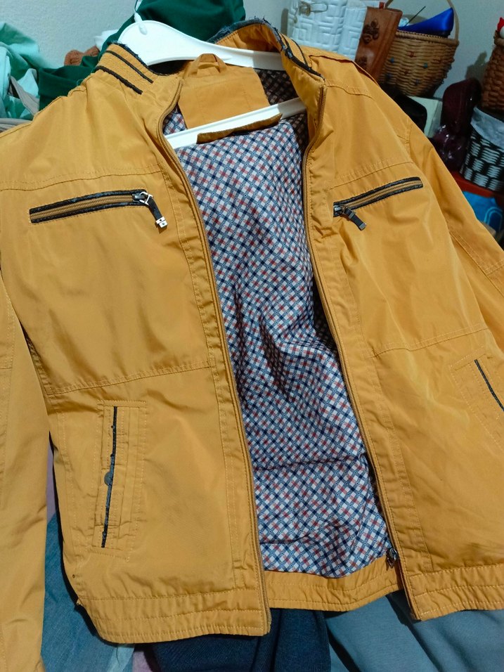 Erkek Kahverengi Fermuarlı Ceket - Görsel 3