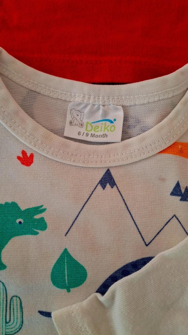 Erkek Çocuk Renkli Pamuklu Uzun Kollu - Görsel 2