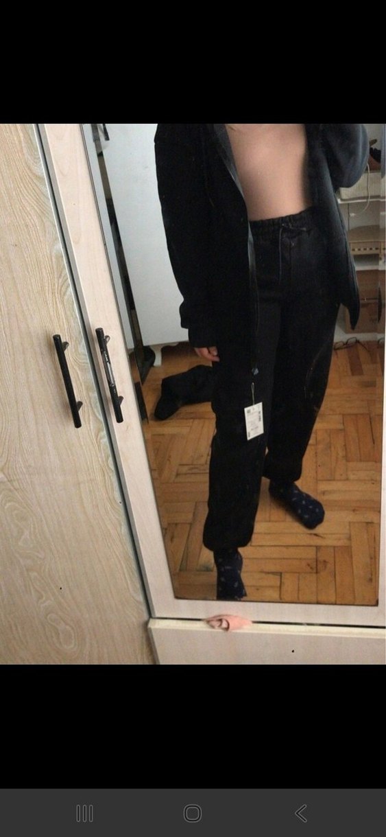 Siyah Fermuarlı Eşofman Takımı - Görsel 2