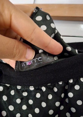 Siyah Puantiyeli Midi - Görsel 2