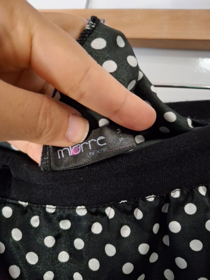 Siyah Puantiyeli Midi - Görsel 2