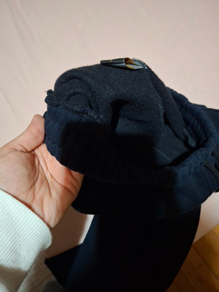 Erkek Siyah Rahat Kesim Eşofman Altı - Görsel 3