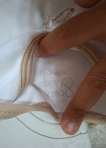 Beyaz Dantelli Bebek kız Atlet - Görsel 2