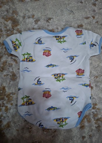 Bebek Erkek Kısa Kollu Baskılı Body - Görsel 2