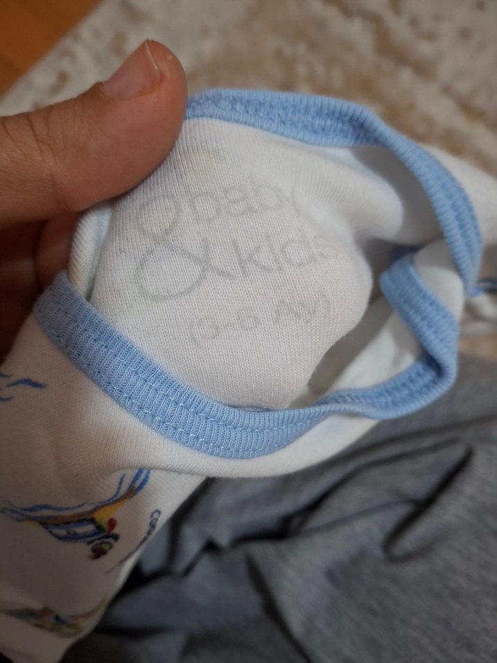 Bebek Erkek Kısa Kollu Baskılı Body - Görsel 3