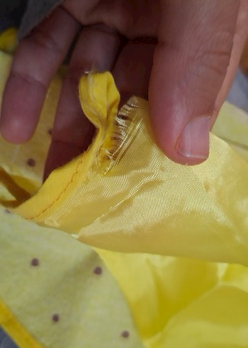 Sarı Desenli Bebek Önlüğü - Görsel 3