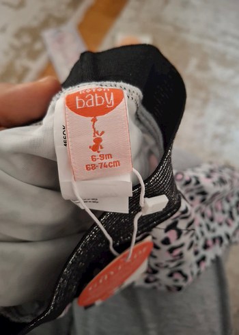 Gri Leopar Desenli Kız Tayt - Görsel 4