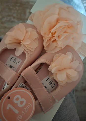 Pembe Fırfırlı Kız Çocuk Babet - Görsel 3