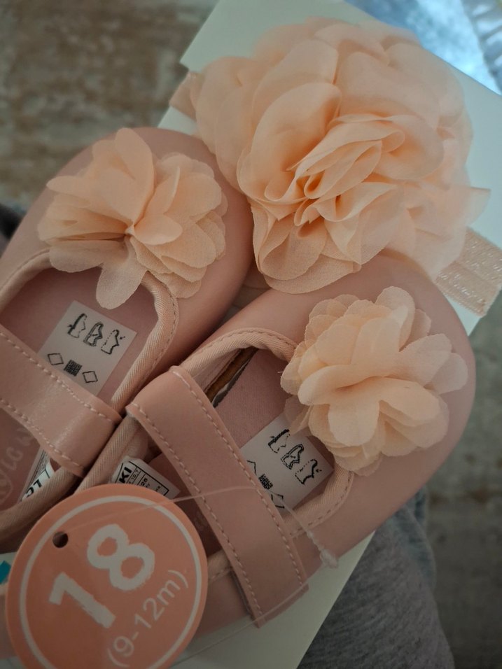 Pembe Fırfırlı Kız Çocuk Babet - Görsel 3