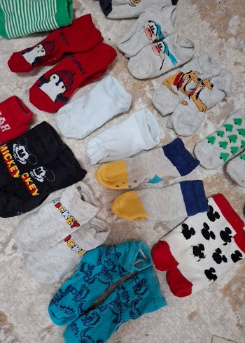 Erkek Çocuk Çok Renkli Çorap Seti - Görsel 5