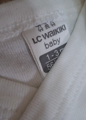 Beyaz Pamuklu Uzun Kollu Bebek Body - Görsel 2