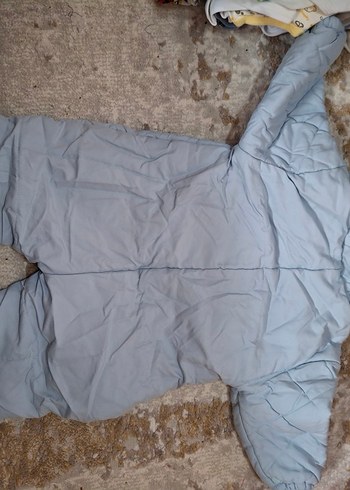 Mavi Kürklü Bebek Kar Tulumu - Görsel 2