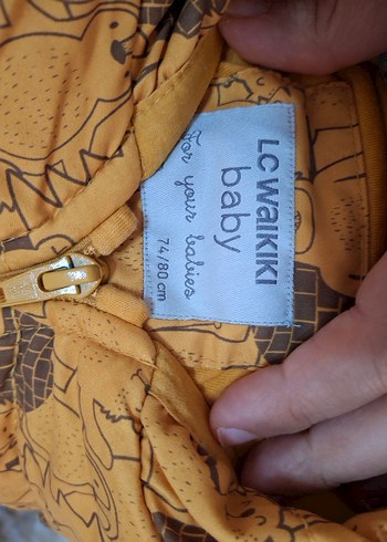 Kahverengi Desenli Erkek Bebek Tulum - Görsel 3