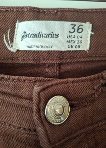 Stradivarius Kahverengi Kadın Kot Pantolon