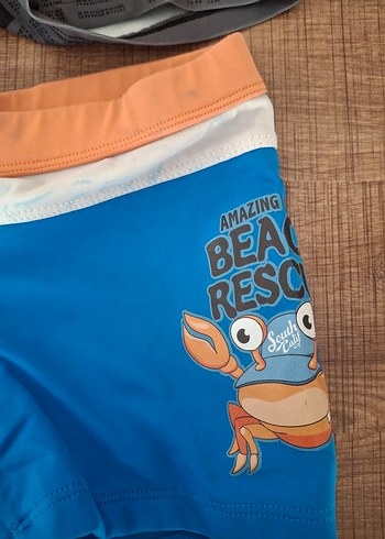 Erkek Çocuk Renkli Baskılı Mayo Şortları - Görsel 2