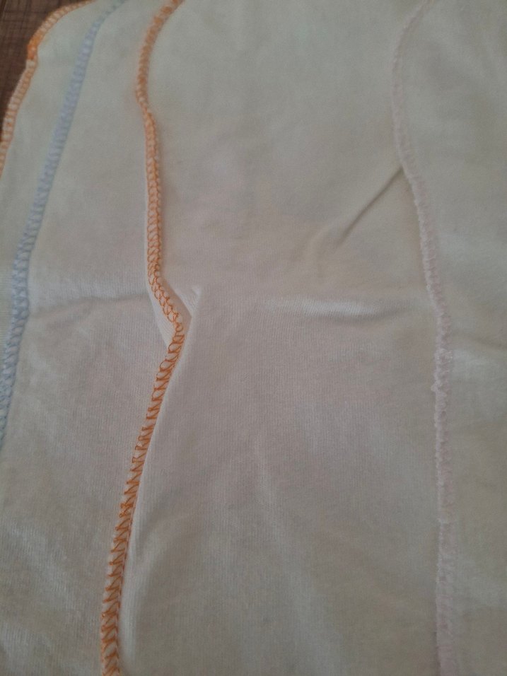 Nakışlı Beyaz bebek mendili - Görsel 2