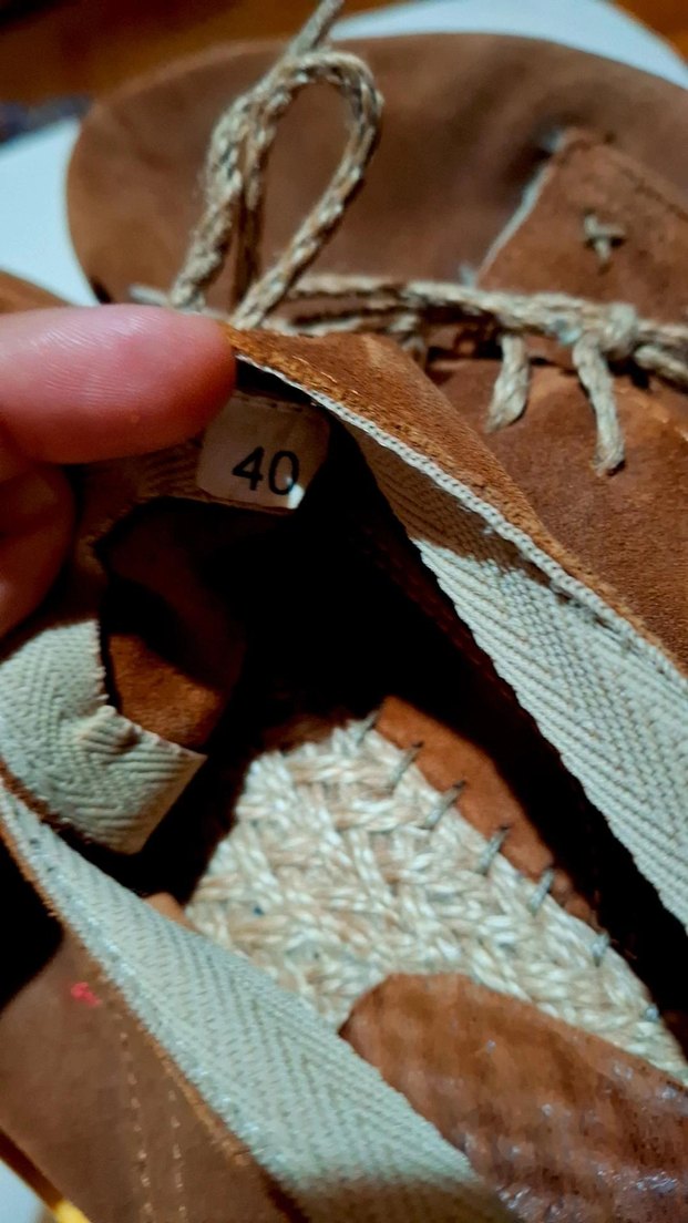 Kahverengi Süet Espadril Ayakkabı - Görsel 4