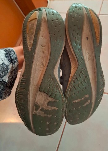 43 Beden gri Renk Gri Nike Bağcıklı Erkek Spor Ayakkabı