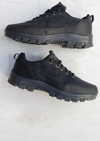 Erkek Outdor Trekking Siyah Bağcıklı Spor Bot - Görsel 2