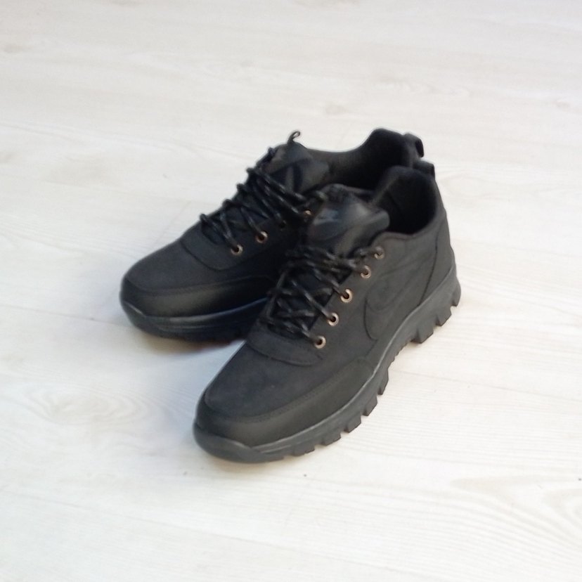 Erkek Outdor Trekking Siyah Bağcıklı Spor Bot - Görsel 5