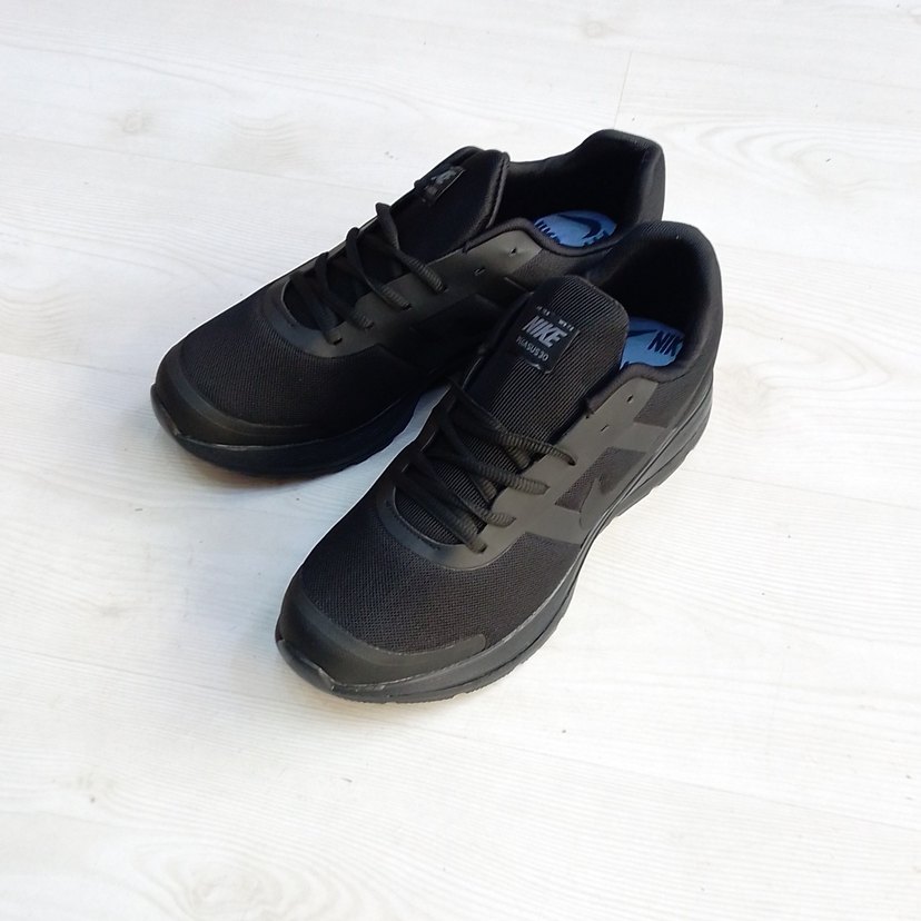 Siyah Erkek Spor Ayakkabı Battal boy Velcro Detaylı - Görsel 5