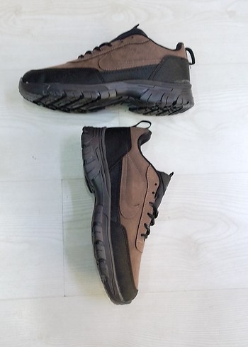 Trekking outdor Kahverengi Erkek Spor Ayakkabı Bağcıklı - Görsel 7