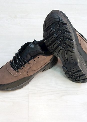 Trekking outdor Kahverengi Erkek Spor Ayakkabı Bağcıklı - Görsel 4