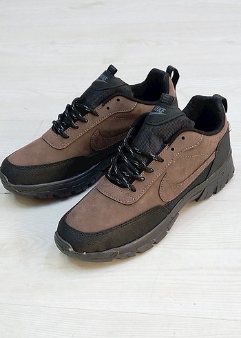 Trekking outdor Kahverengi Erkek Spor Ayakkabı Bağcıklı - Görsel 5