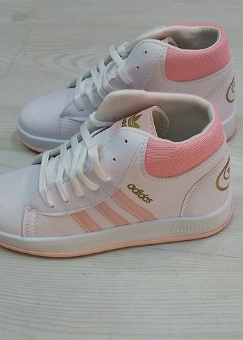 Bayan Pembe Stiletto Topuklu Spor Ayakkabı - Görsel 6