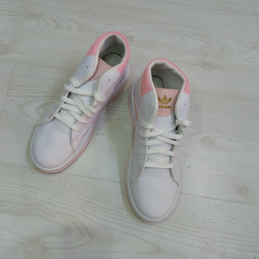 Bayan Pembe Stiletto Topuklu Spor Ayakkabı - Görsel 5