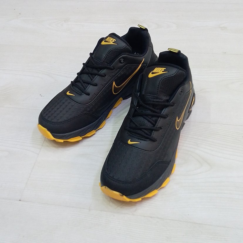 Erkek Siyah Sarı Spor Ayakkabı - Görsel 5