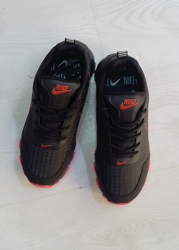 Erkek Kırmızı Siyah Spor Ayakkabı - Görsel 6