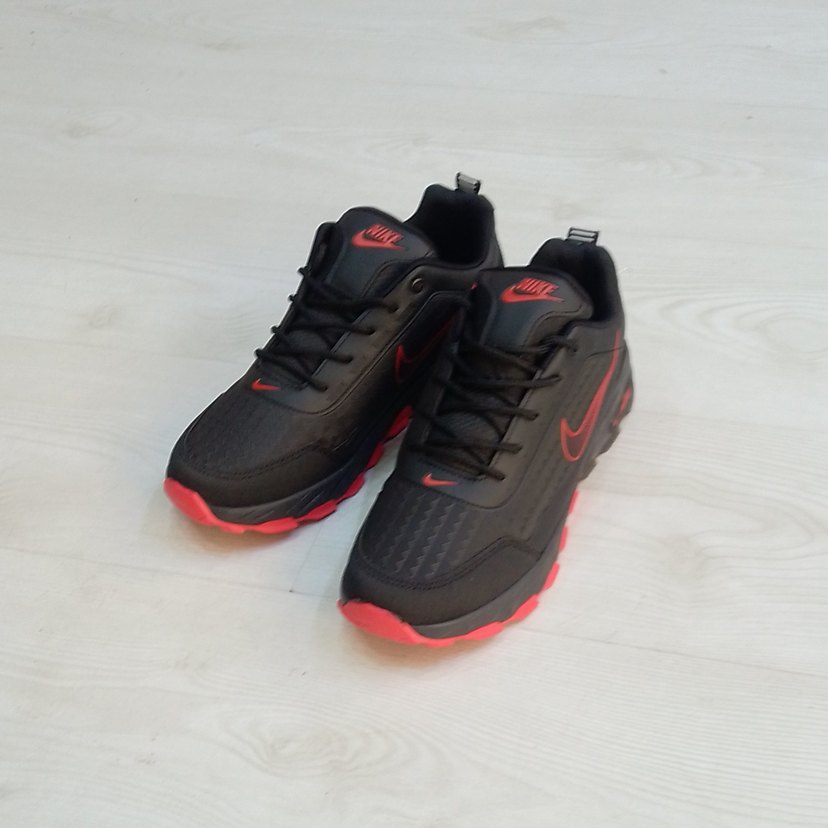 Trekking outdor Erkek Kırmızı Siyah Bağcıklı Spor Ayakkabı - Görsel 5