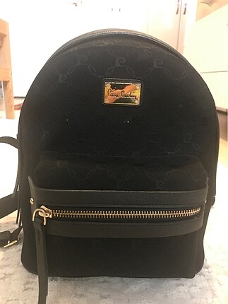 Pierre Cardin siyah sırt çantası