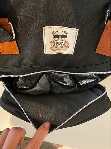  Beden siyah Renk Bebek bakım çantası