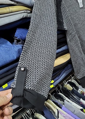 Gri Kısa Kollu Örgü Kadın Kazak - Görsel 2