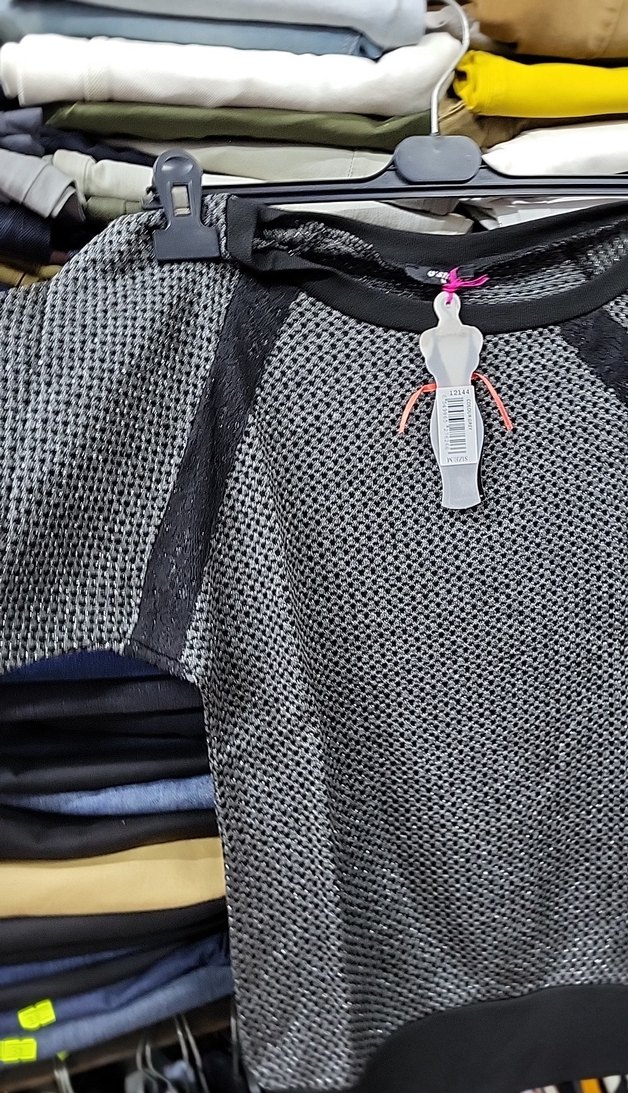 Gri Kısa Kollu Örgü Kadın Kazak - Görsel 3