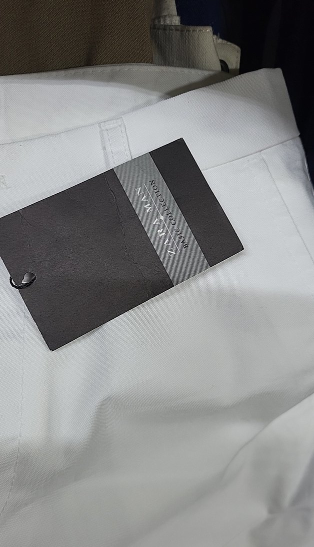 Erkek Beyaz Regular Fit Sokak Stili Pantolon - Görsel 5