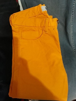 26 Beden turuncu Renk Kot pantolon 