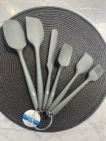  Beden çeşitli Renk İvory 6lı Spatula seti