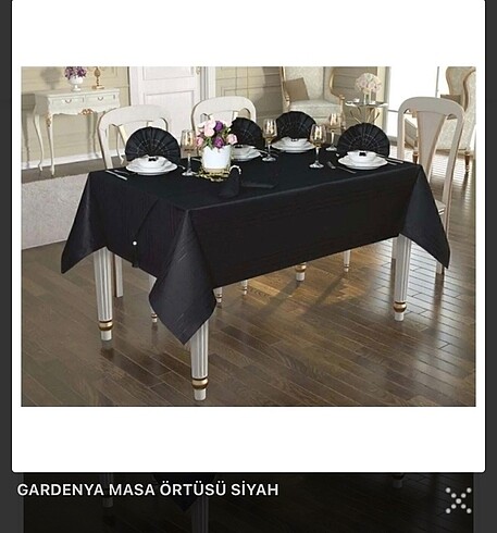 Gardenya masa örtüsü