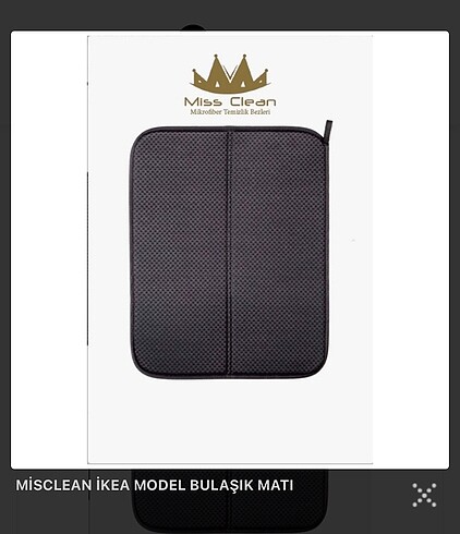 Missclean ikea model bulaşık matı