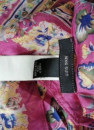  Beden çeşitli Renk Mango Suit Saf İpek Fular