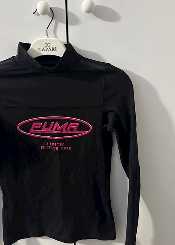 Puma Siyah Uzun Kollu Tişört - Görsel 3