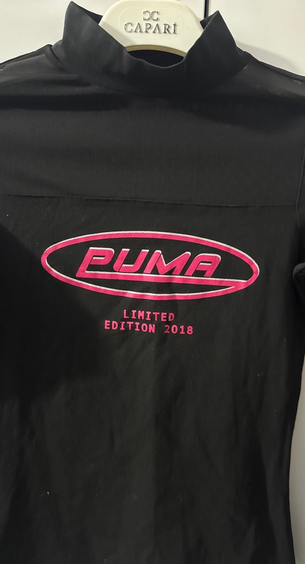 Puma Siyah Uzun Kollu Tişört - Görsel 2