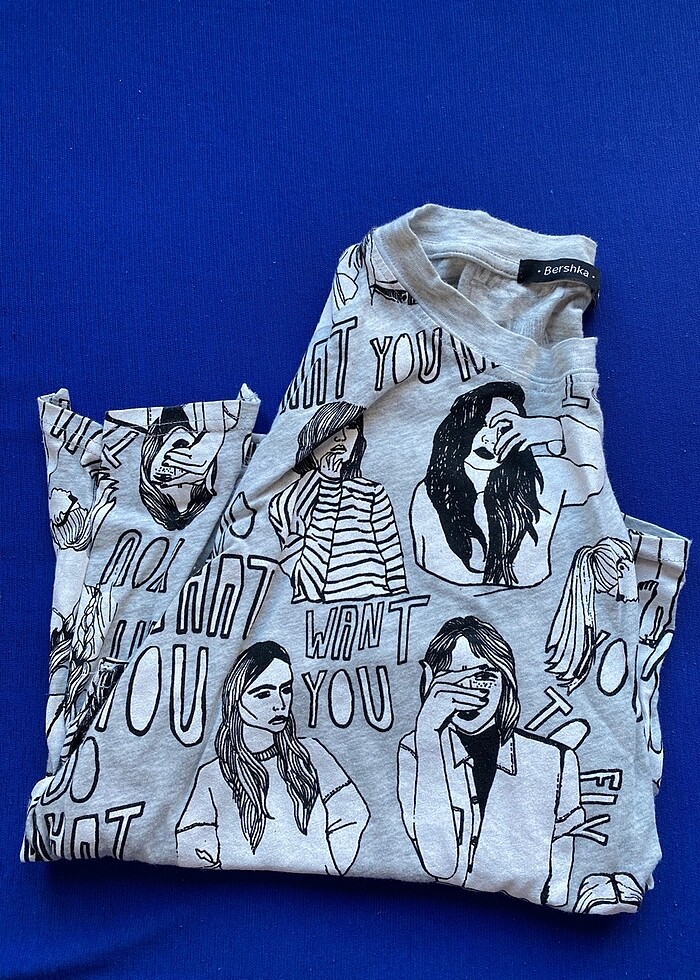 Bershka tişört - Görsel 4