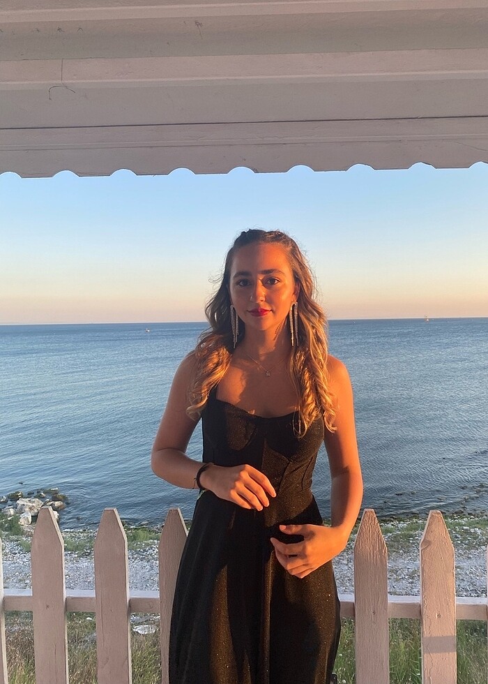 Siyah simli abiye - Görsel 3