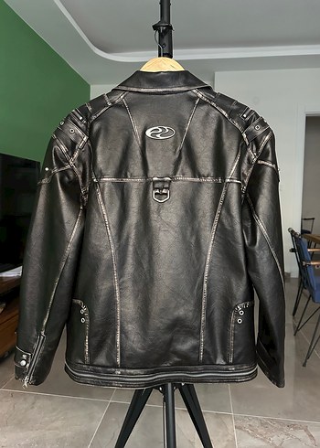 Personsoul Deri Biker Ceket - Görsel 5